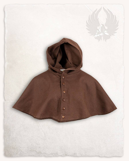 Notker Hood Wool - Brown - kaptur średniowieczny