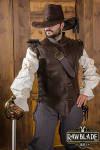 Diego Leather Jerkin