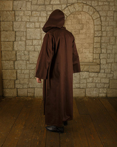 Aurelius Robe Brown  - szata z kapturem