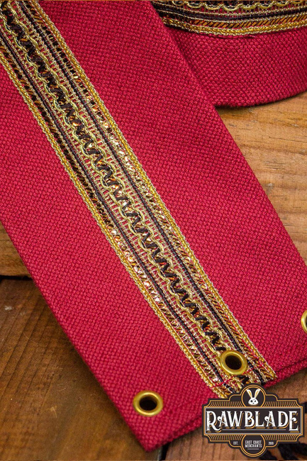 Jeanne fabric belt - Red