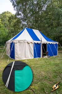 Marquee Tent - 4x6m - Epic Black/Emerald Green