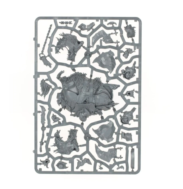 Age of Sigmar: Orruk Warclans Tuskboss on Maw-grunta