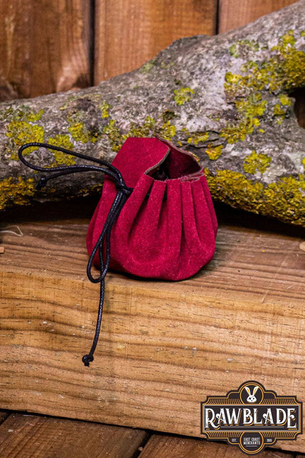 Traveler's Coin Bag - Red