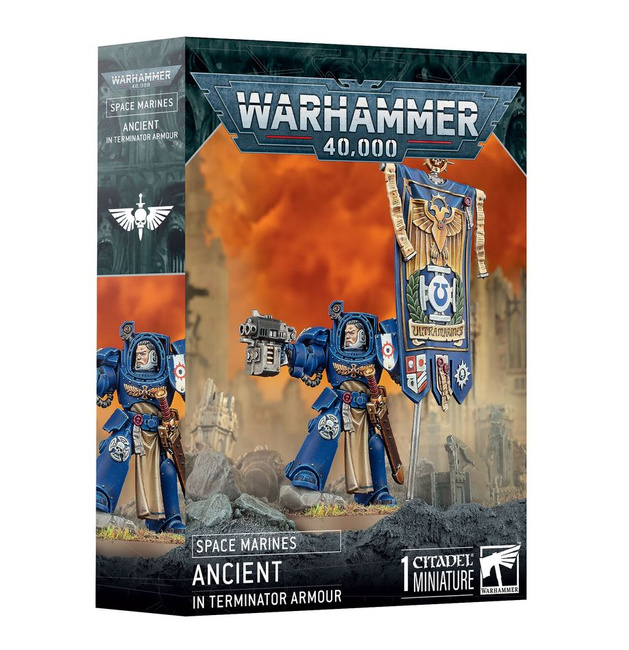 Warhammer 40000: Space Marines Ancient in Terminator Armour