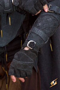 Ranger Bracers - Suede - Black