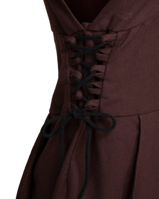 Galatea Tunic Canvas - Brown - tunika bawełniana