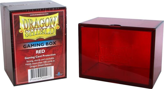 Dragon Shield: Gaming Box – Strong Box 100+: Red