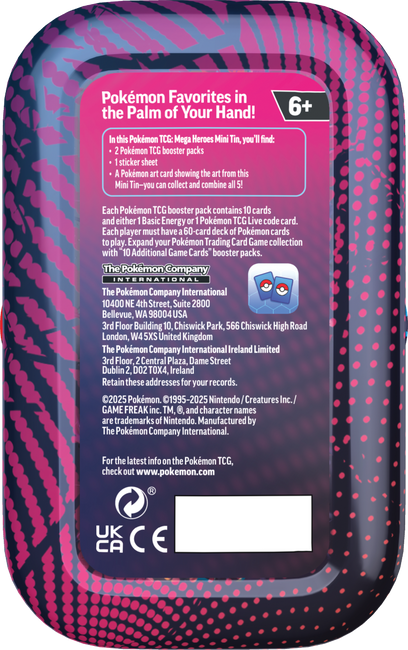 Pokémon TCG: Mega Heroes Mini Tin - Venusaur