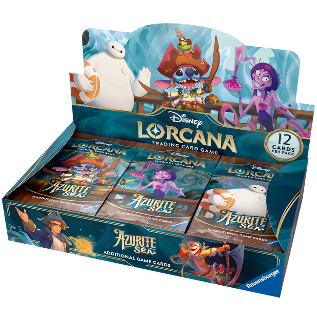 Disney Lorcana: Azurite Sea Booster Box (24 boostery)