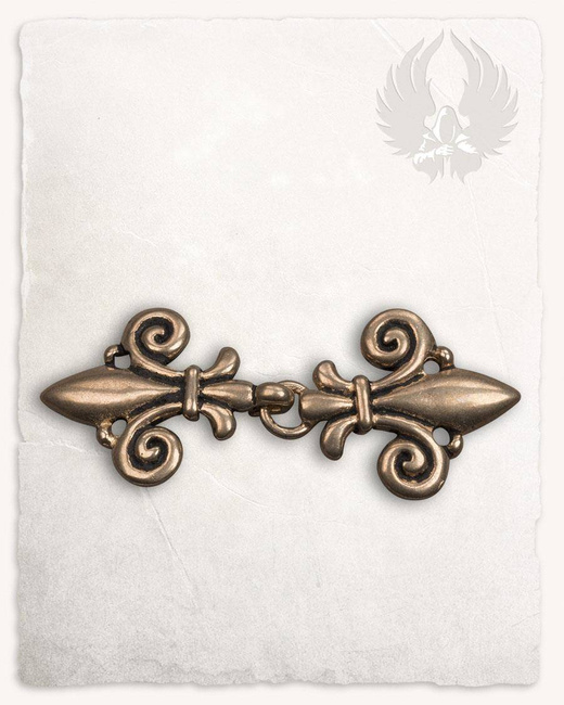 Fleur-De-Lys Garment Hook Bronze - haczyki z brązu
