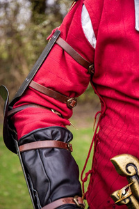 Landsknecht Vambraces - Epic Dark - ręce landsknechta