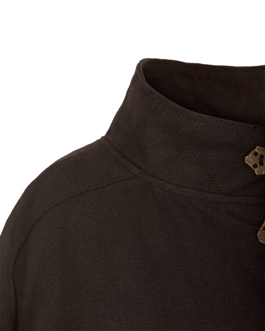 Ceres Cloak Canvas - Black - bawełniany płaszcz