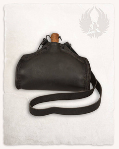 Bruna Water Bottle - Black - bukłak, butelka na wodę