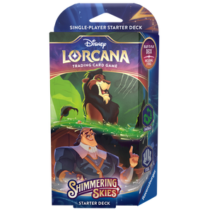 Disney Lorcana: Shimmering Skies Starter Deck Emerald and Steel