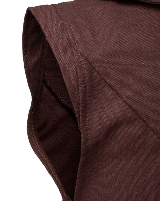 Galatea Tunic Canvas - Brown - tunika bawełniana
