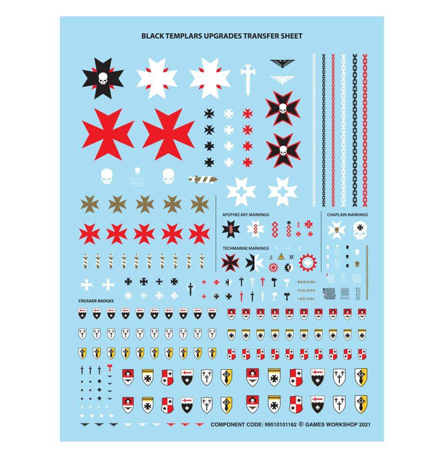 Warhammer 40000: Black Templars Upgrades and Transfers