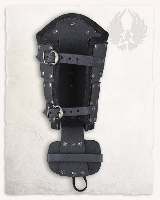 Quintus Bracers Upper Leather - Black