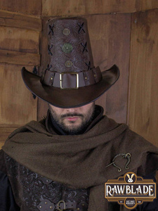 Johann Witch Hunter Hat Deluxe - Brown