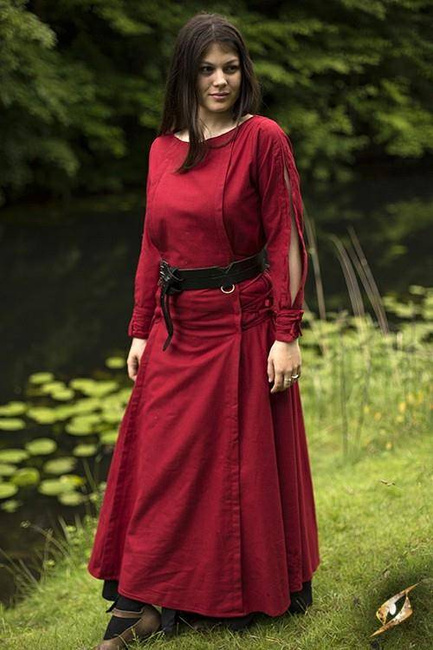 Priestess Dress - Dark Red