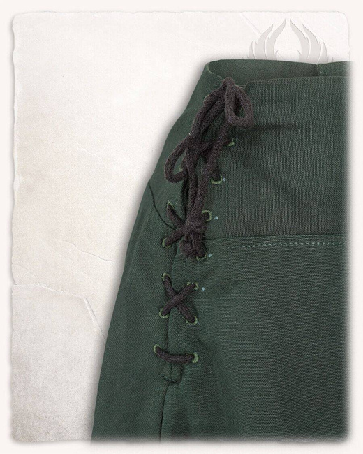 Nelly Skirt Sail Cloth - Green- płócienna spódnica