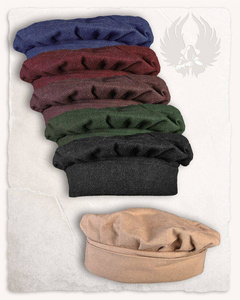 Armin Cap Canvas Blue - włoski beret