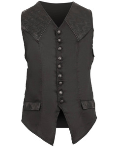 Darovin Vest - Black - twillowa kamizelka