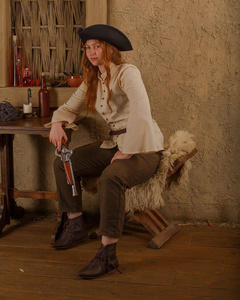 Kassandra Blouse - Light Cotton - Cream