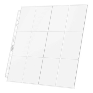 Ultimate Guard 24-Pocket QuadRow Pages Side-Loading Clear (10)