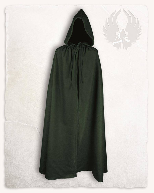 Aaron Cloak Wool Green - płaszcz z wełny