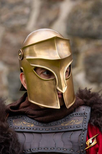 Corinthian Helmet - Brass - hełm koryncki