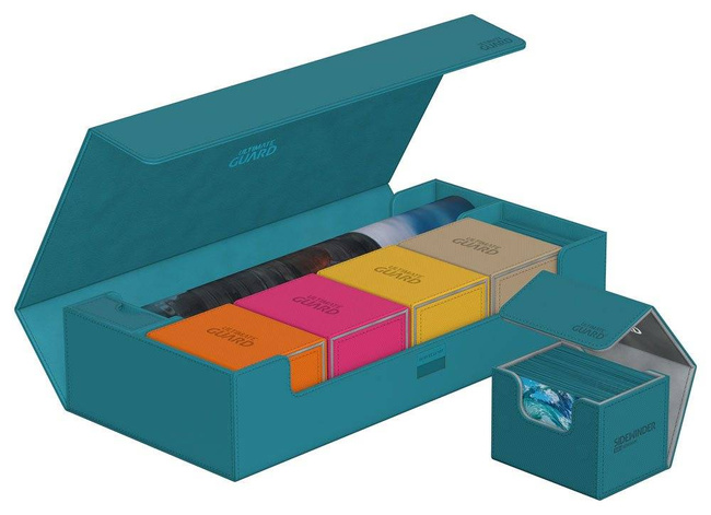 Ultimate Guard Superhive 550+ XenoSkin Monocolor Petrol