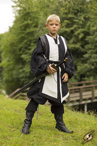 Basic Tabard - Black /Offwhite (junior)