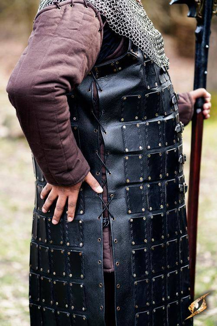 Leather Brigandine - Black