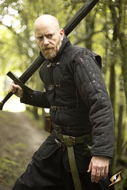 Long Sleeves Gambeson Warrior - Epic Black