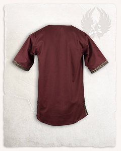 Sigbert Tunic Bordeaux - płócienna tunika