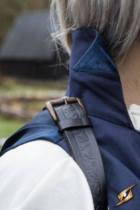 Wand Shoulder Holster - Black Leather