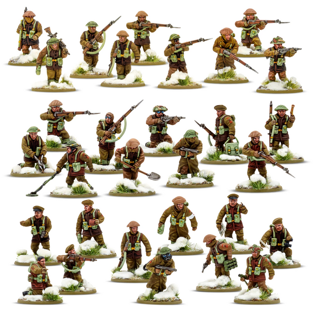 Bolt Action: British & Canadian Infantry (Winter) Platoon
