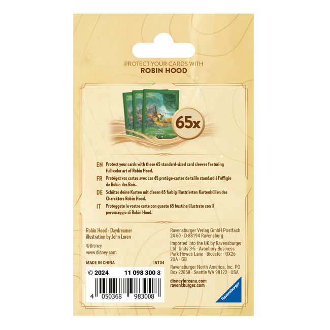 Koszulki Disney Lorcana Robin Hood (65szt) Into the Inklands