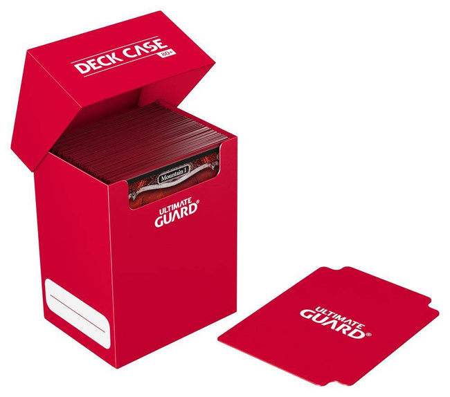 UG Deck Case 80+ Standard Size Red