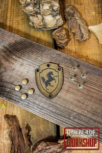 Horse Shield with Rivets