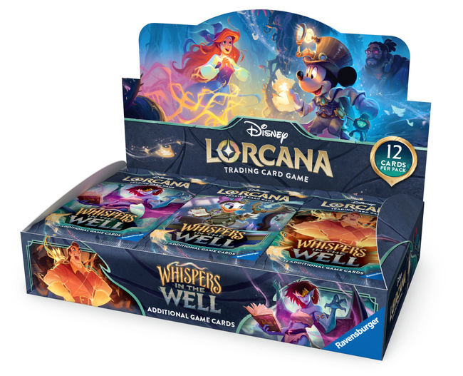 Disney Lorcana: Whispers In The Well Booster Box Case(96boosterów)
