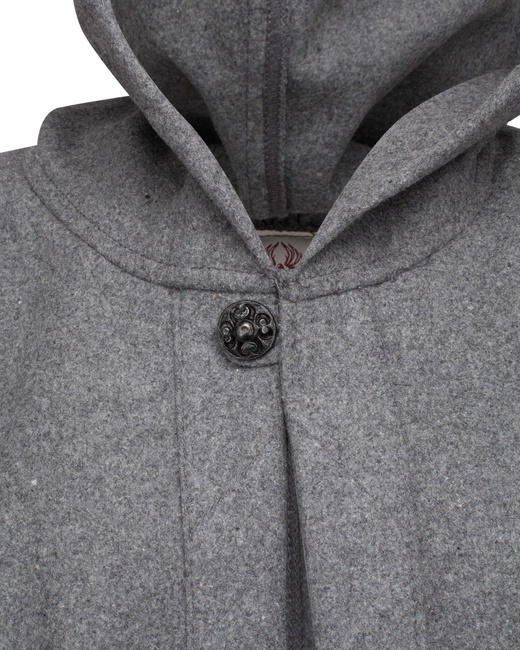 Ceres Hood Wool - Grey - kaptur wełniany