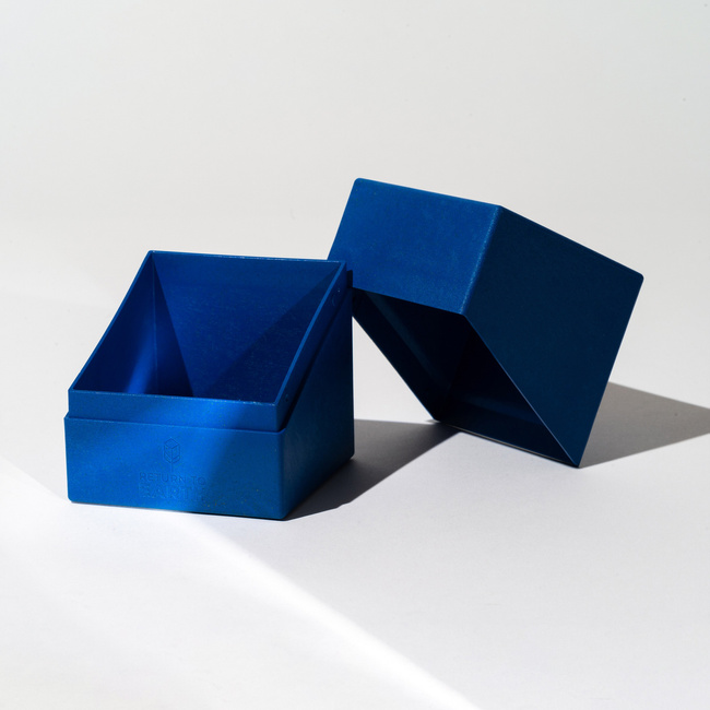 Pudełko na karty - Ultimate Guard Return To Earth Boulder Deck Case 100+ Standard Size Blue