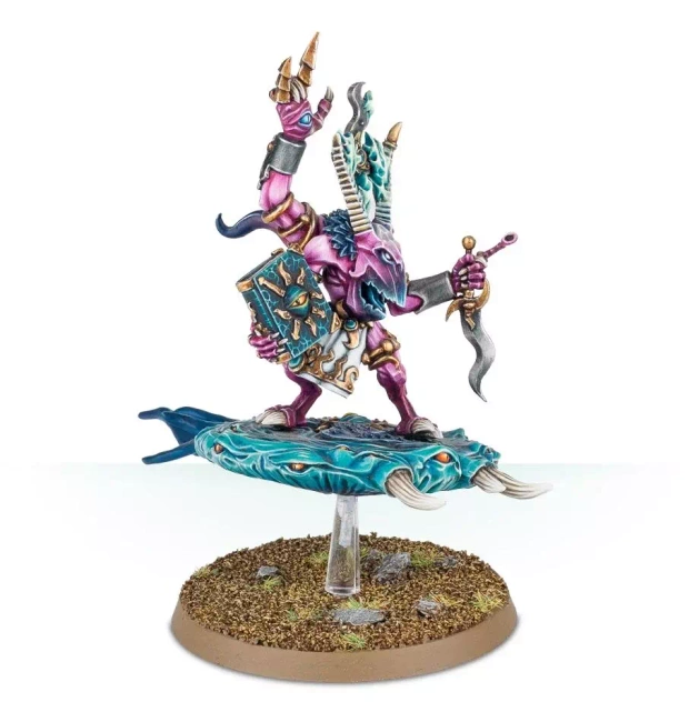 Daemons of Tzeentch: Herald on Disc Fluxmaster, Herald of Tzeentch