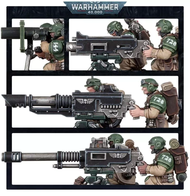 Warhammer 40000: Astra Militarum Cadian Heavy Weapons Squad