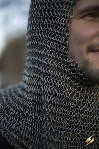 Chainmail Hood - Alaric - Steel