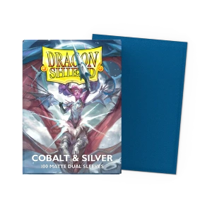 Dragon Shield: Matte – Dual Cobalt&Silver