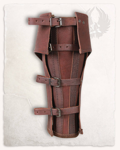 Randulf Gaiters Brown - skórzane czapsy