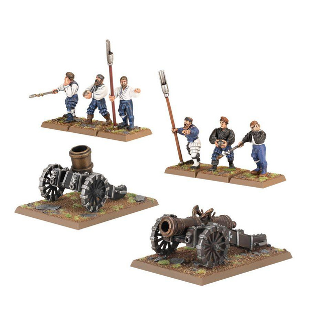 Warhammer: The Old World Empire of Man Cannon and Mortars