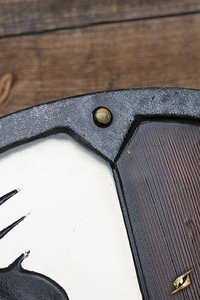 Viking Dragon Shield 80 cm - White